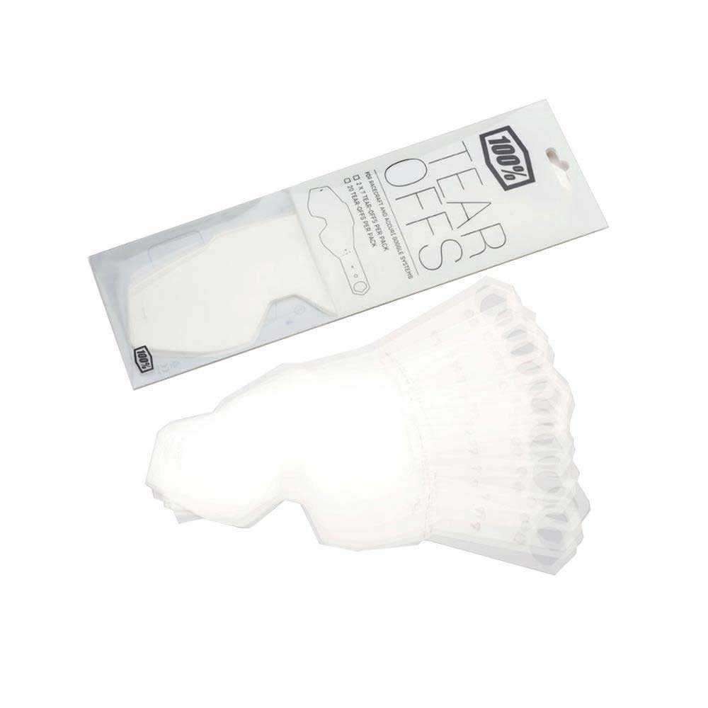 100% Laminated Tear-Offs 14 Pack Clear