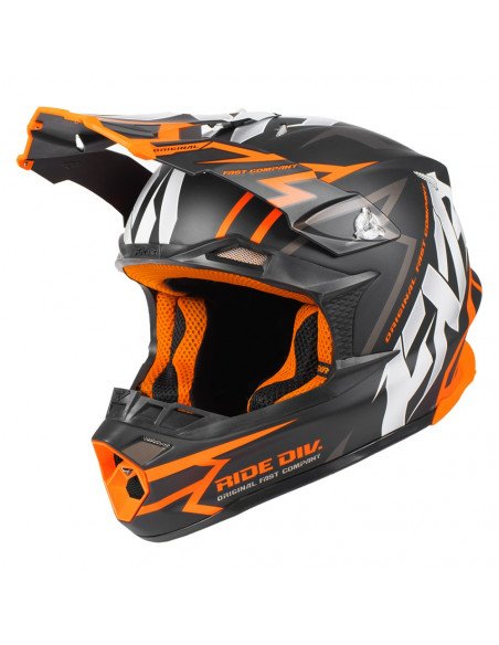 FXR Blade 2.0 Vertical Helmet Svart/Orange