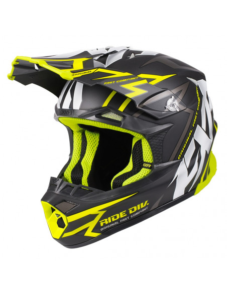 FXR Blade 2.0 Vertical Helmet Svart/Hi Vis