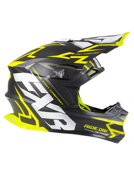 FXR Blade 2.0 Vertical Helmet Svart/Hi Vis