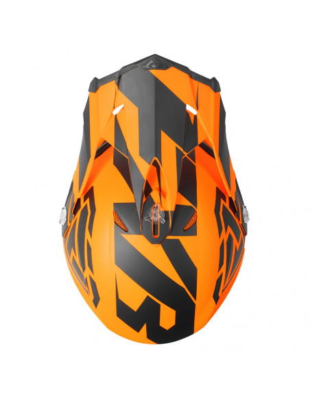 FXR Blade 2.0 Race Div Helmet Svart/Flo Orange