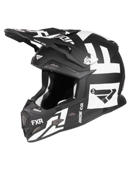 FXR Boost Clutch Helmet Svart/Vit
