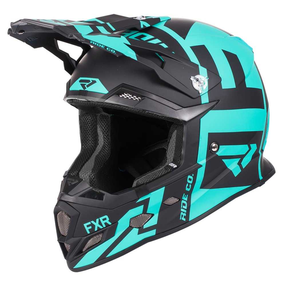FXR Boost Clutch Helmet Svart/Mint