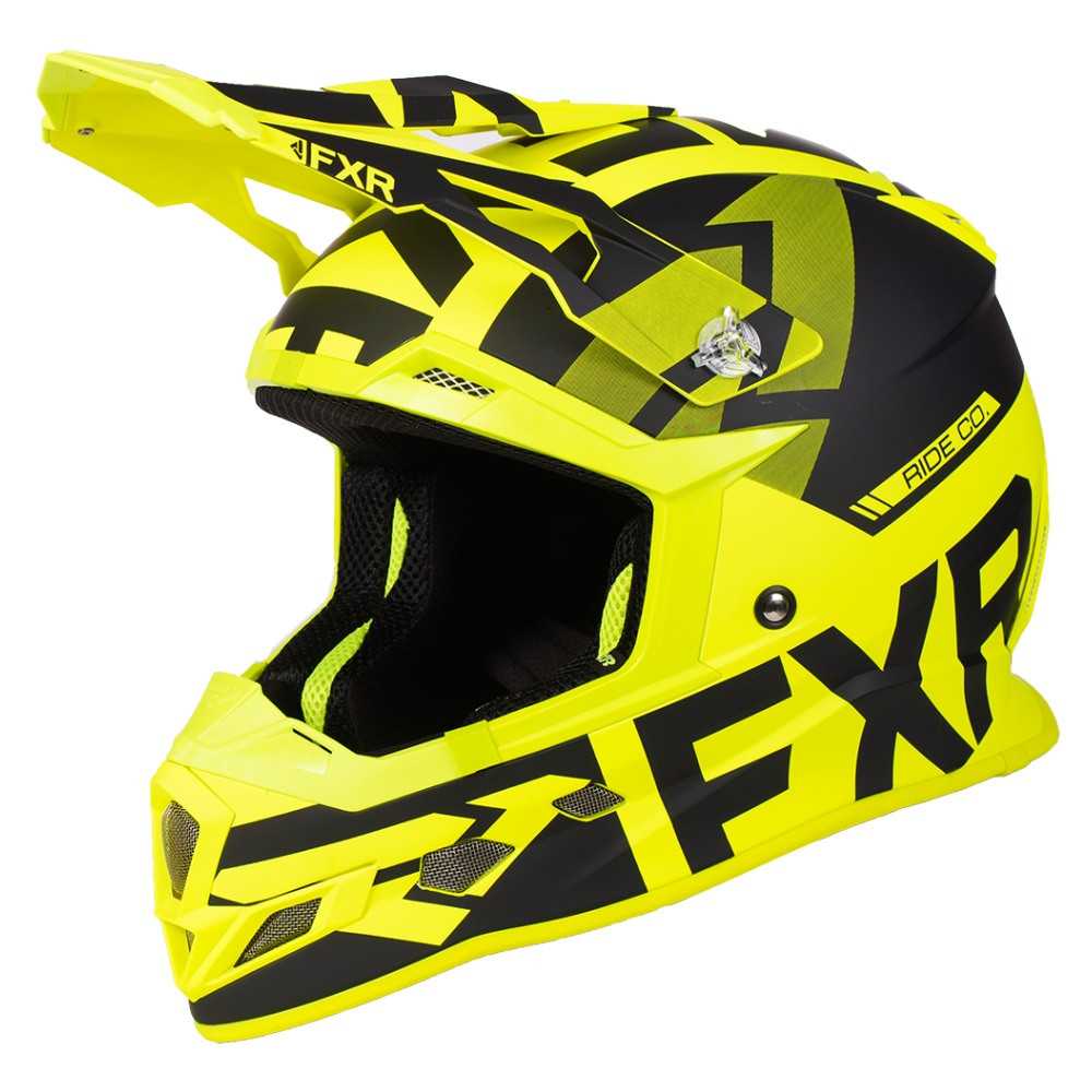 FXR Boost Evo Helmet Svart/Hi Vis