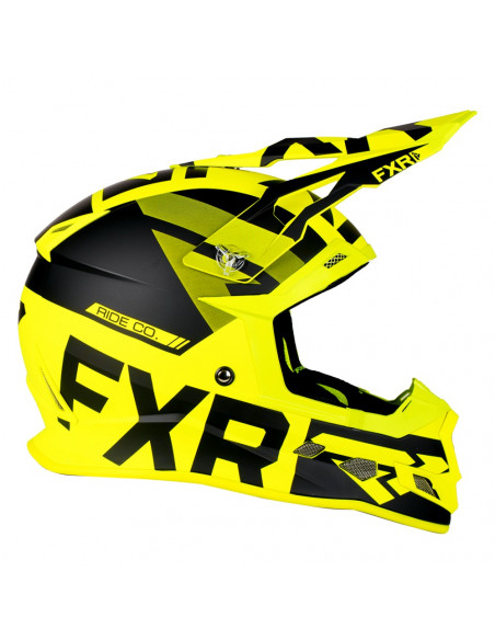FXR Boost Evo Helmet Svart/Hi Vis