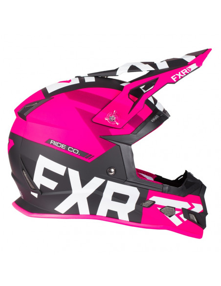 FXR Boost Evo Helmet Svart/Fuchsia
