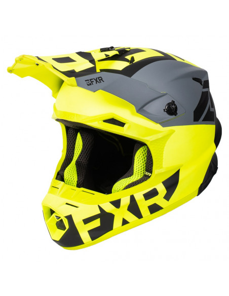 FXR Blade 2.0 Helium Helmet Svart/Hi Vis