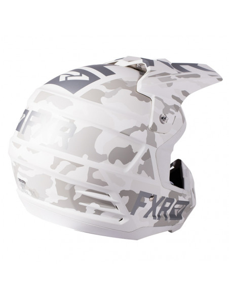 FXR Torque Squadron Helmet Vit Camo/Vit