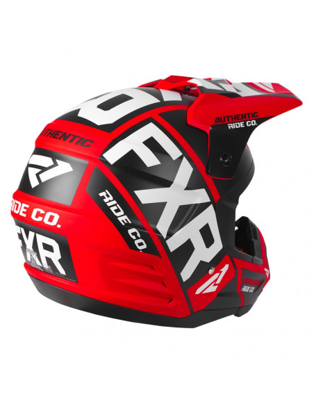 FXR Torque Evo Helmet Röd/Svart