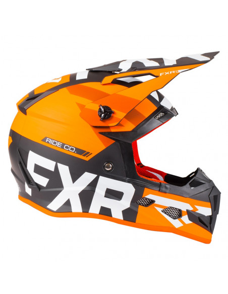 FXR Youth Boost Evo Helmet Svart/Orange