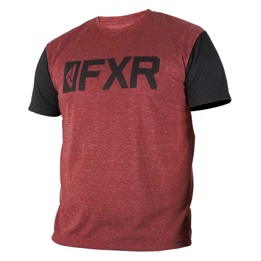 FXR Evo Tech T-Shirt Maroon/Svart