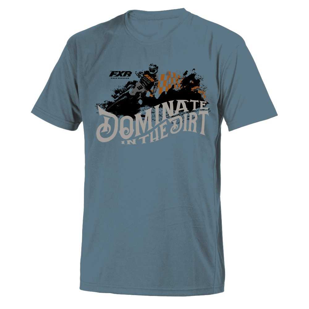 FXR Dirt T-Shirt Slate/Copper