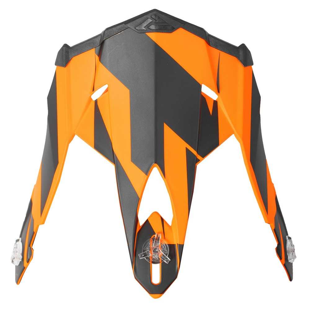 FXR Blade 2.0 Race Div Skoterhjälm Peak Svart/Flo Orange