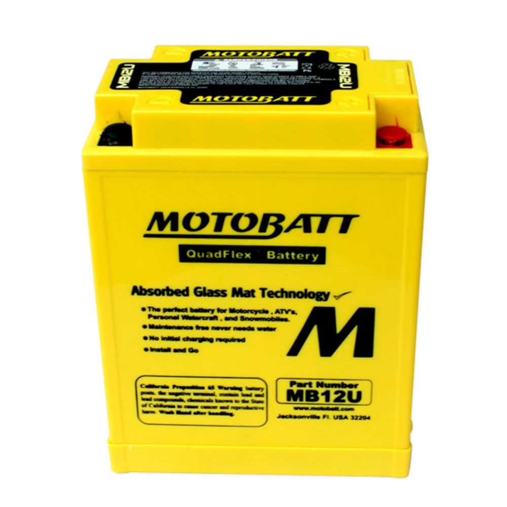 Motobatt Mc Batteru Underhållsfritt MB12U