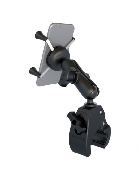 RAM Small Tough-Claw™ Base with Double Socket Arm and Universal X-Grip® Cell/iPhone Cradle