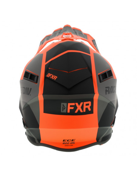 FXR Helium Race Div Skoterhjäm Orange/Svart/Char