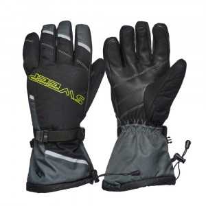 Sweep Blower Skoterhandske, Svart/Grå/Gul