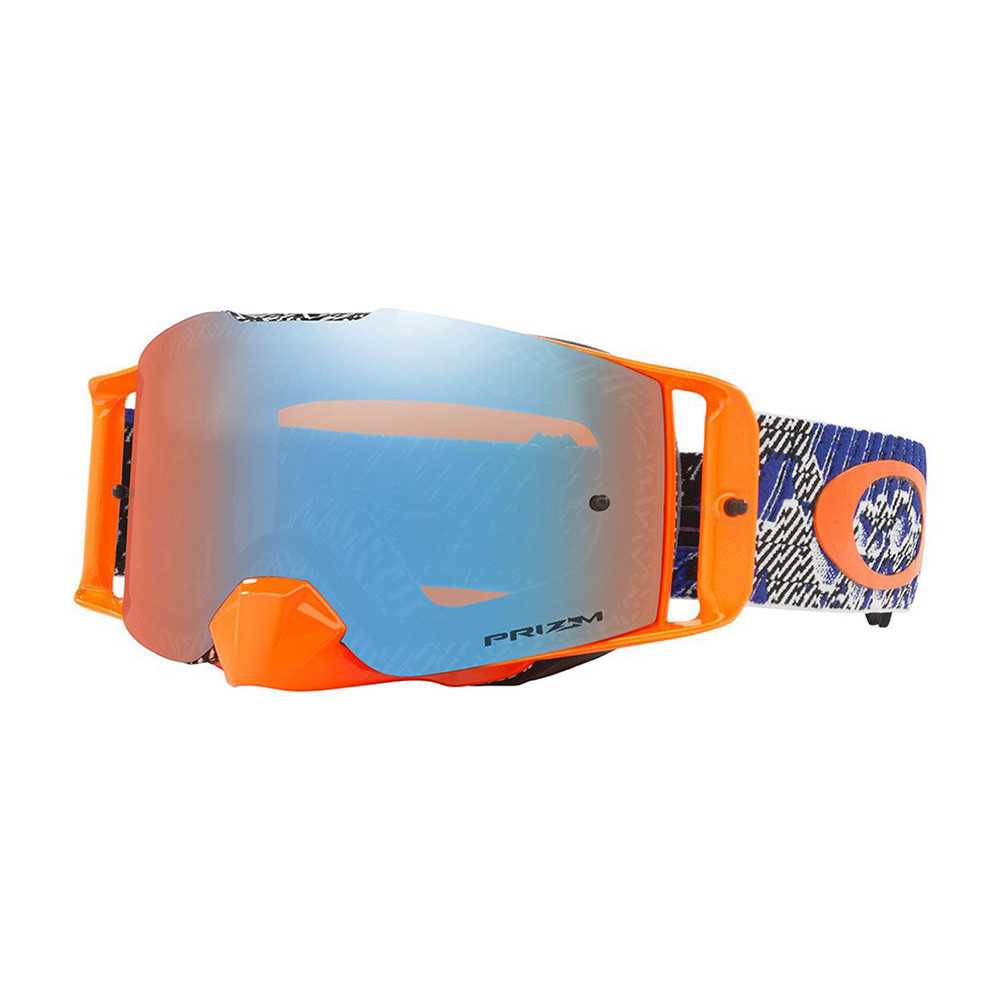 Oakley Goggles Front Line SX Dazzle Dyno Blue Org w/ Dual Prizm Sapphire