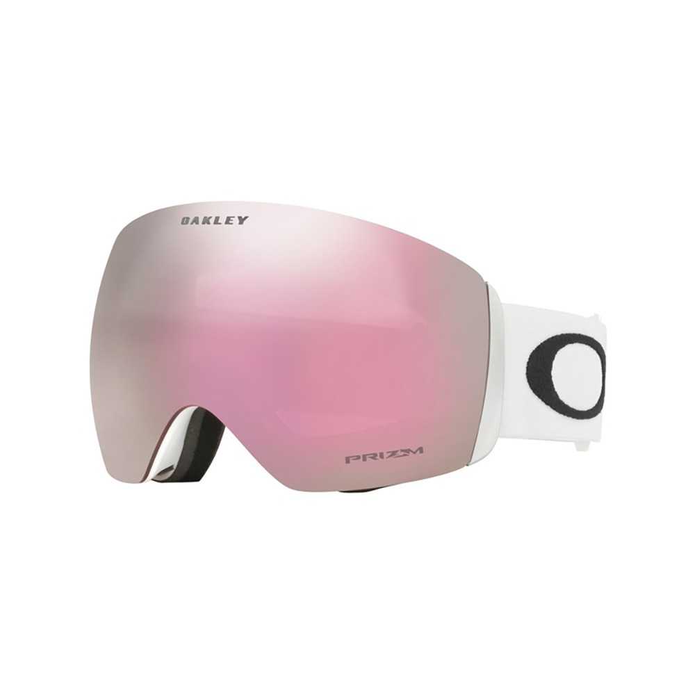 Oakley  Flight Deck Goggles Matte White Prizm Hi Pink Iridium