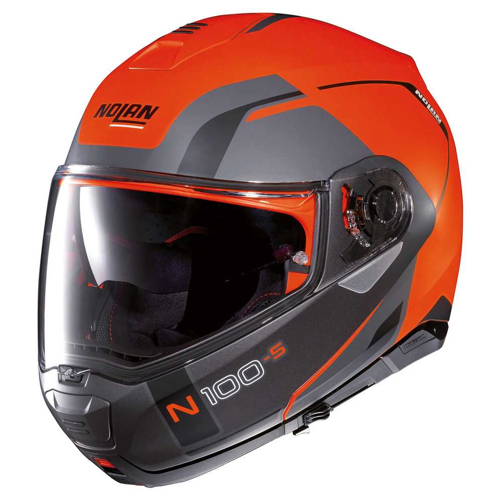 Nolan N100-5 Consistency N-Com Mc Integralhjälm Orange