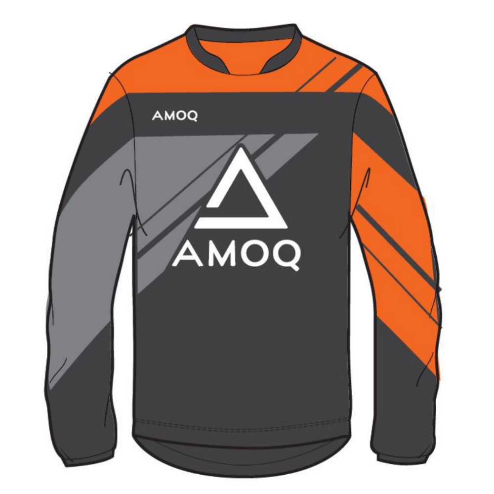 AMOQ Snowcross Tröja Svart/Orange