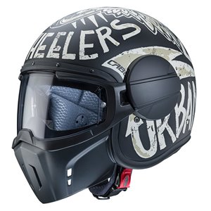 Caberg Ghost Nuke Öppen Mc hjälm Svart