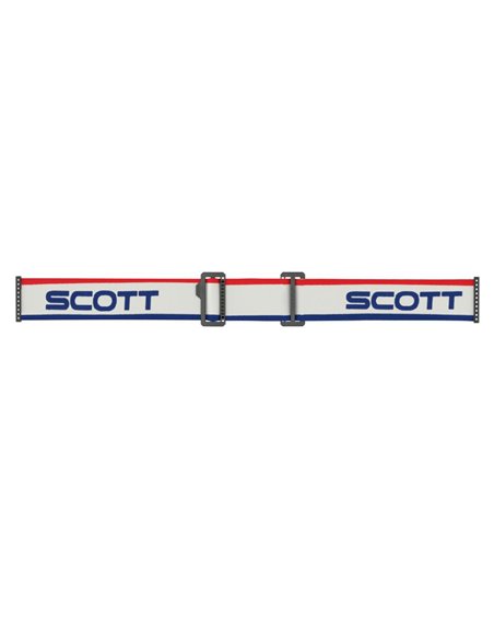 Scott Goggle Prospect Snow Cross LS retro white/blue light sensitive blue chrome