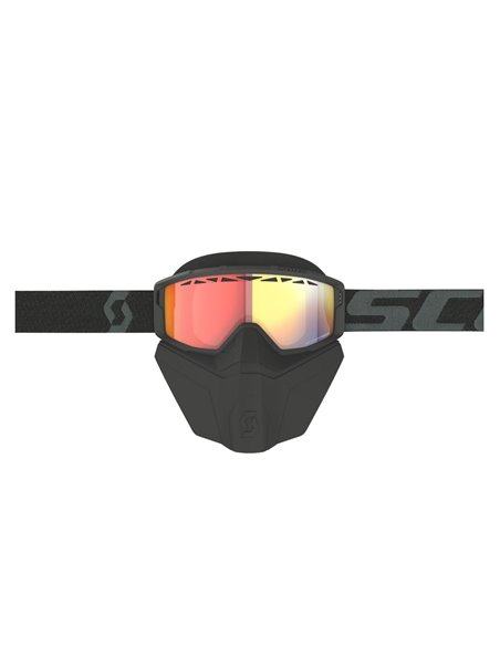 Scott Goggle Primal Safari Facemask LS black light sensitive red chrome