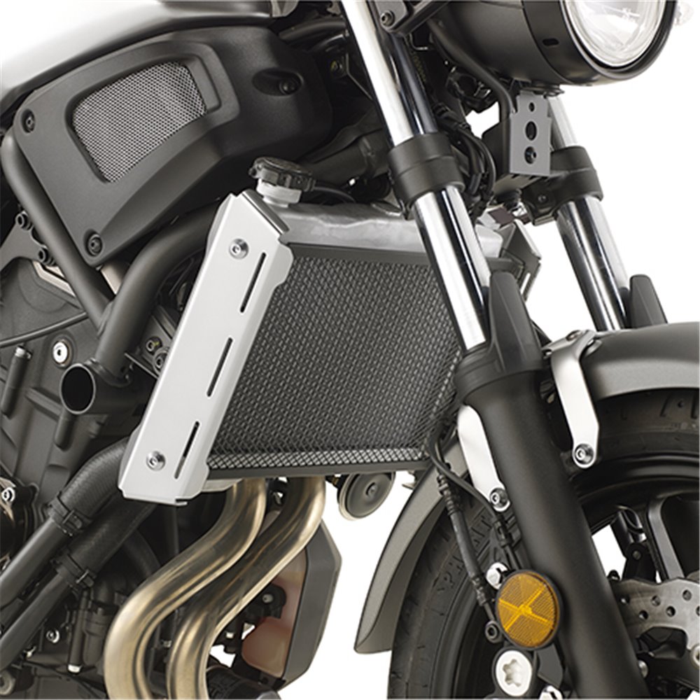Givi Stainless steel specific radiator guard black painted Yamaha XSR700 (16)  G