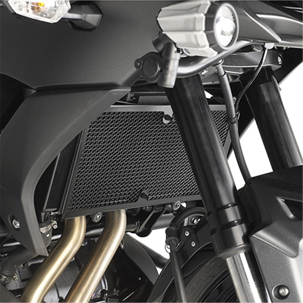 Givi Stainless steel specific radiator guard black painted Versys 650 (15-17)