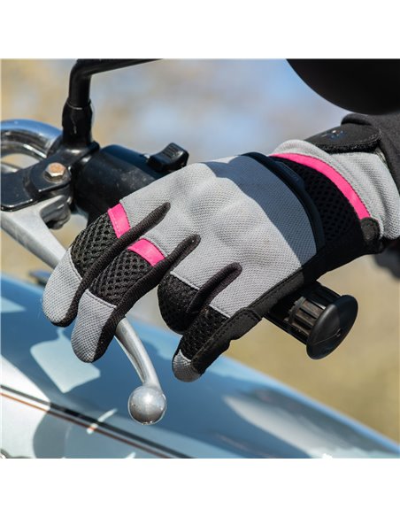 Oxford Brisbane WS Glove Grey/Pink/Black XS