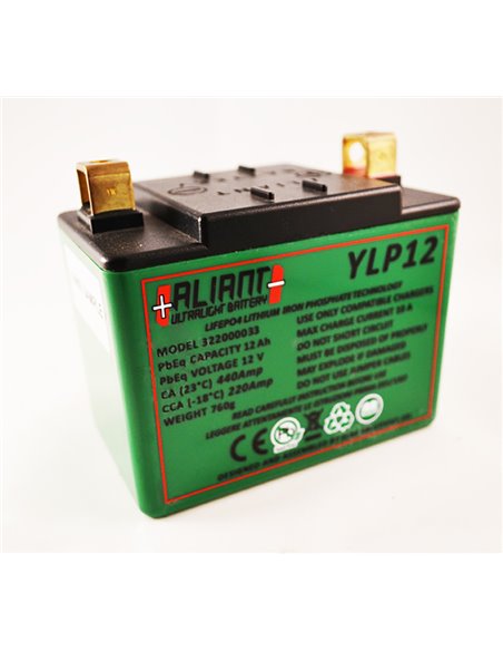 Aliant MC Batteri LitiumUltralight YLP12 lithiumbatteri