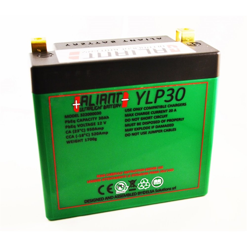 Aliant MC Batteri LitiumUltralight YLP30 lithiumbatteri