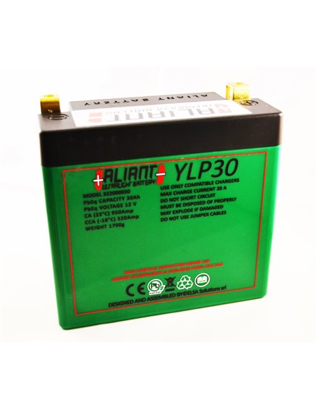 Aliant MC Batteri LitiumUltralight YLP30 lithiumbatteri