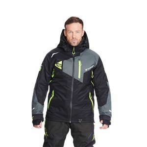 Sweep Pulse Snöskoter Jacka Svart/Grå/Gul 