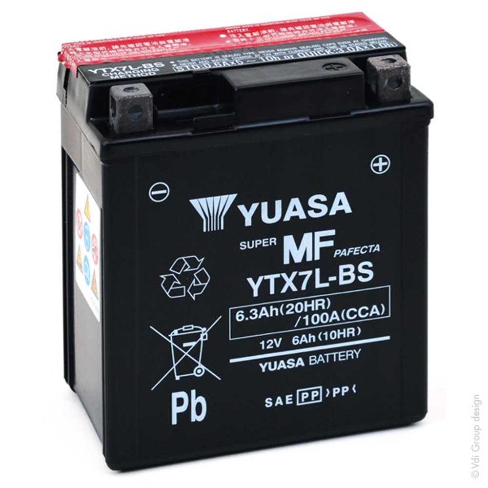 Yuasa Batteri YTX7L-BS