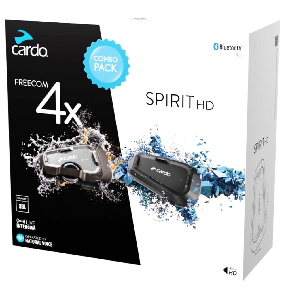 Cardo Intercom Freecom 4X & Spirit HD Bundle