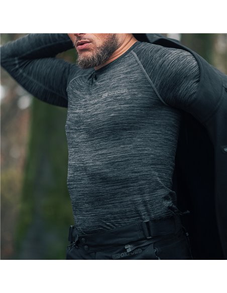 Oxford Advanced Base Layer Herr Tröja Charcoal