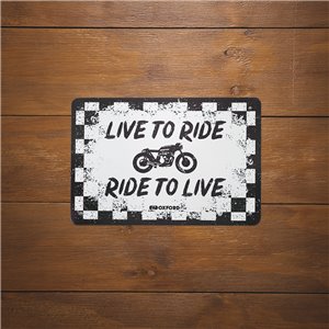 Oxford Skylt i plåt -  RIDE