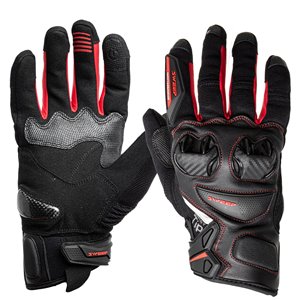 Sweep Hammer MC handske, svart/röd, L(10)
