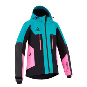 Amoq Aspect Jacka Dam Turkos/Svart/Rosa 