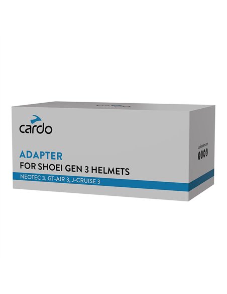Cardo adapter för Shoei Gen 3 Helmets - GT Air 3 / Neotec 3