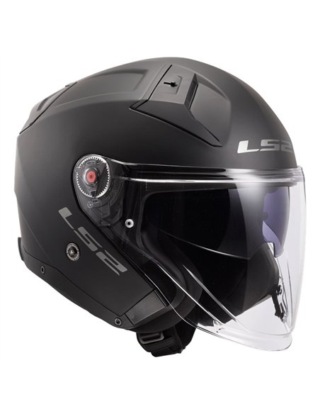 LS2 Öppen Mc Hjälm OF603 Infinity II Mattsvart
