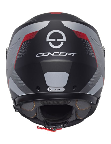 Schuberth Concept Öppningsbar Mc Hjälm Röd Matt