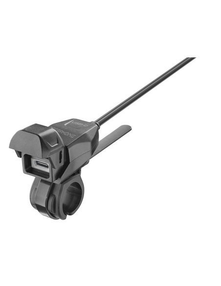 Interphone Handlebar Power Supply With Type C For Motorcycles