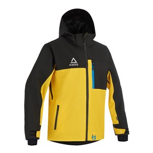 AMOQ Dynamic Jacka Fodrad Svart/Gul/Blå