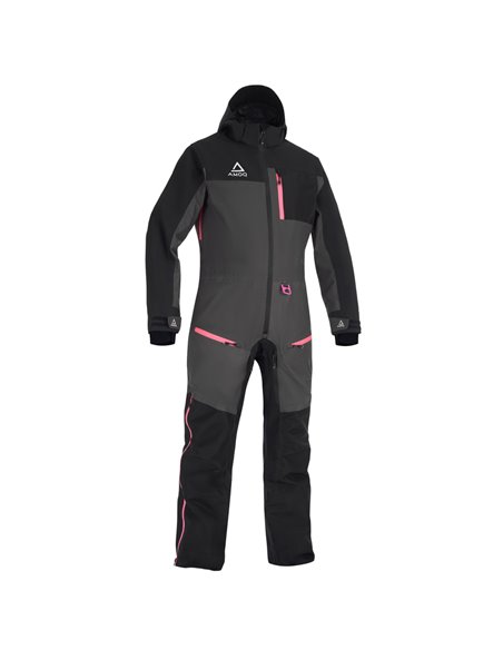 AMOQ Dynamic W's Overall Svart/Grå/Rosa