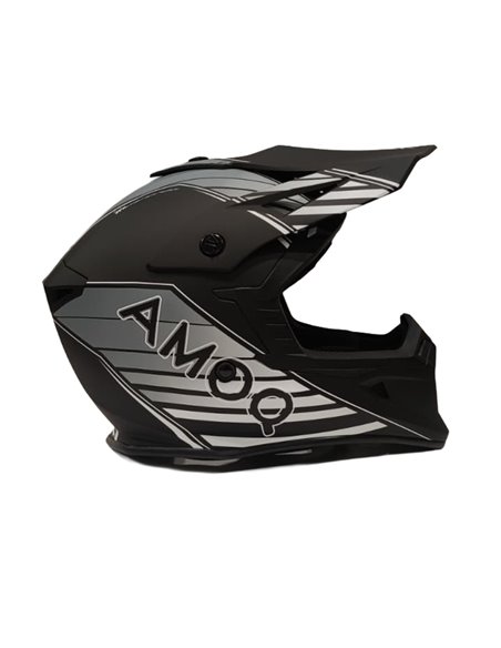 AMOQ Meteor V2 Hjälm Axis Svart/Grå