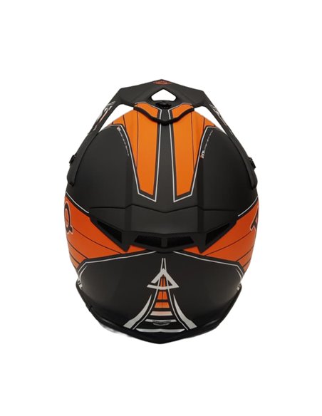 AMOQ Meteor V2 Hjälm Axis Svart/Orange