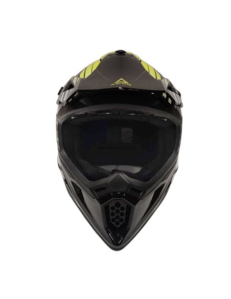 AMOQ Meteor V2 Helmet Axis Svart/Gul
